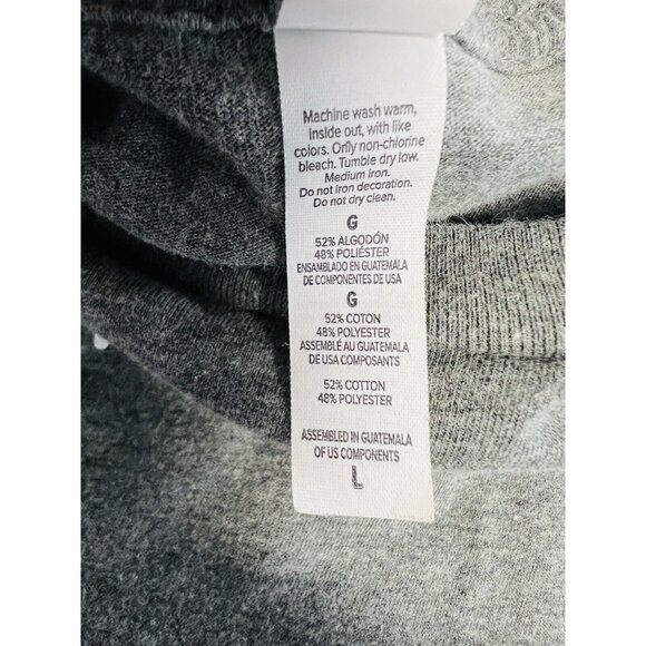 Bella Canvas Biggest Fan Football Mom T-Shirt~Size L~Grey/White Proud Mama L9 11 - Picture 7 of 7